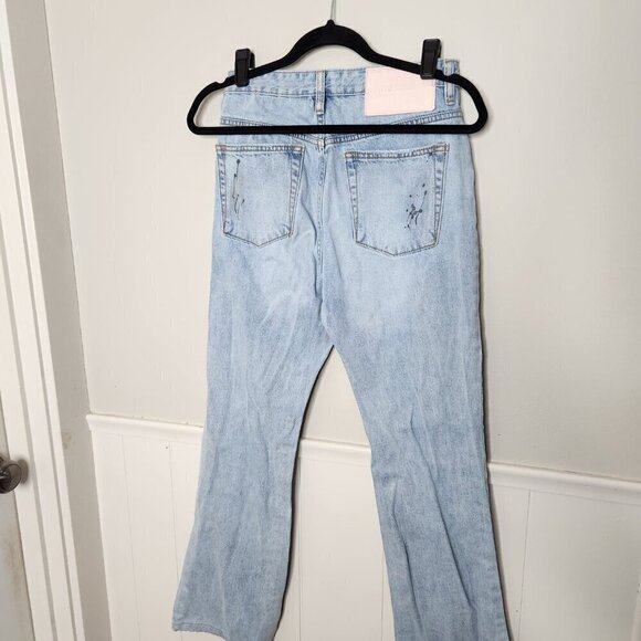 ONE TEASPOON FLEETWOOD ARTISTE CHARLIE SLIM HIGH WAIST FLARED JEANS - Picture 7 of 8